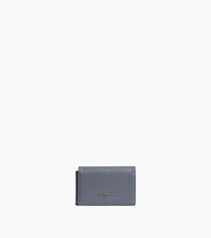 Porte cartes horizontal 2 volets Lucien en cuir signature T