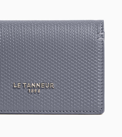 Porte cartes horizontal 2 volets Lucien en cuir signature T