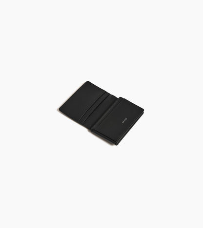 Porte cartes horizontal 2 volets Lucien en cuir signature T