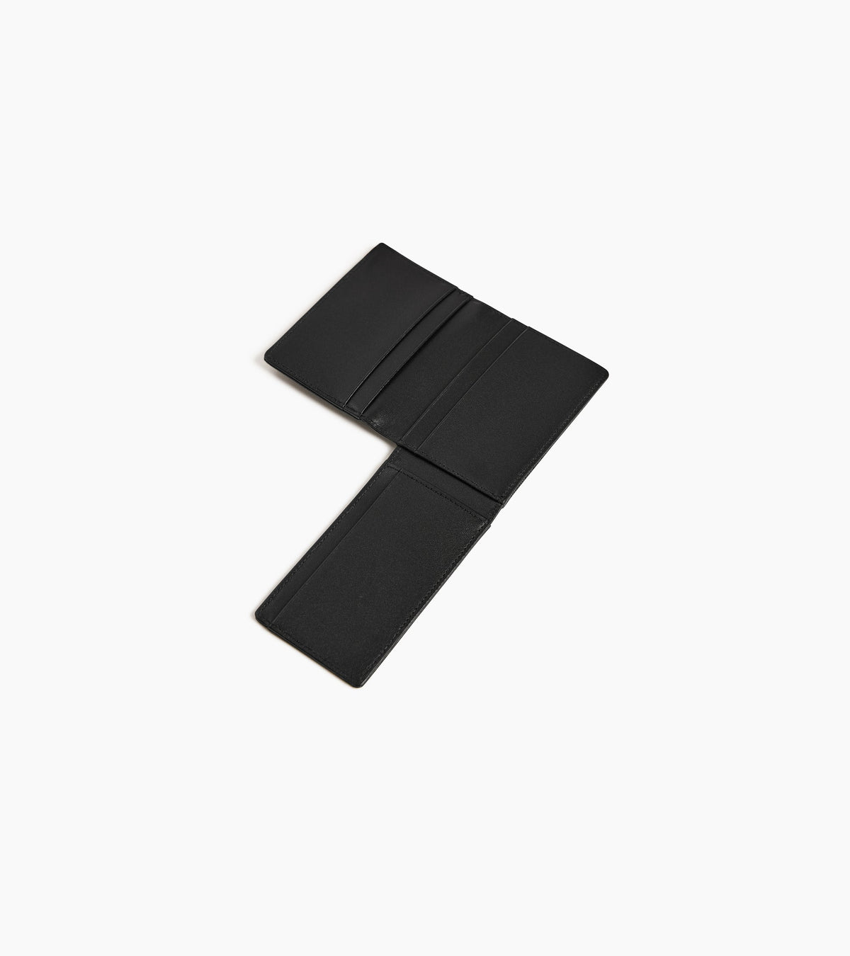 Porte cartes horizontal 2 volets Lucien en cuir signature T
