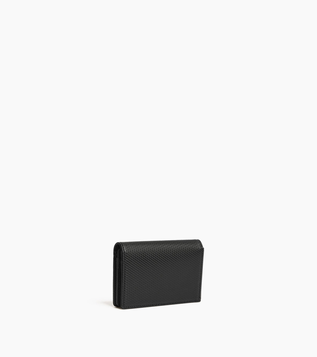Porte cartes horizontal 2 volets Lucien en cuir signature T