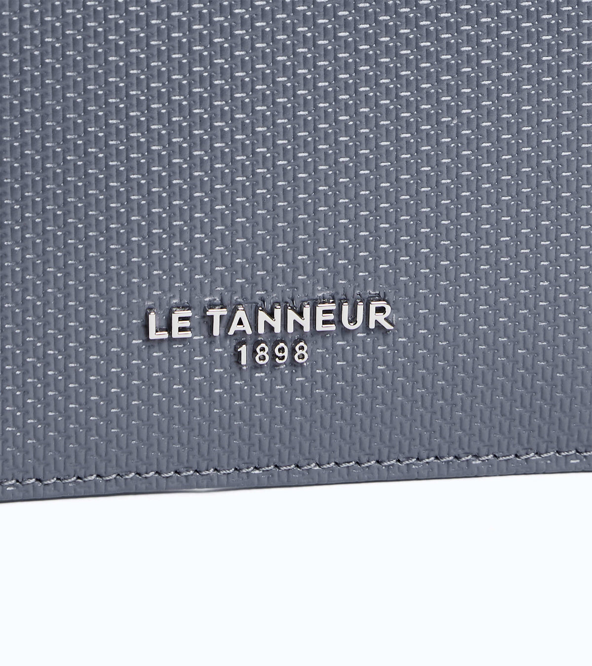Porte cartes large zippé Lucien en cuir signature T