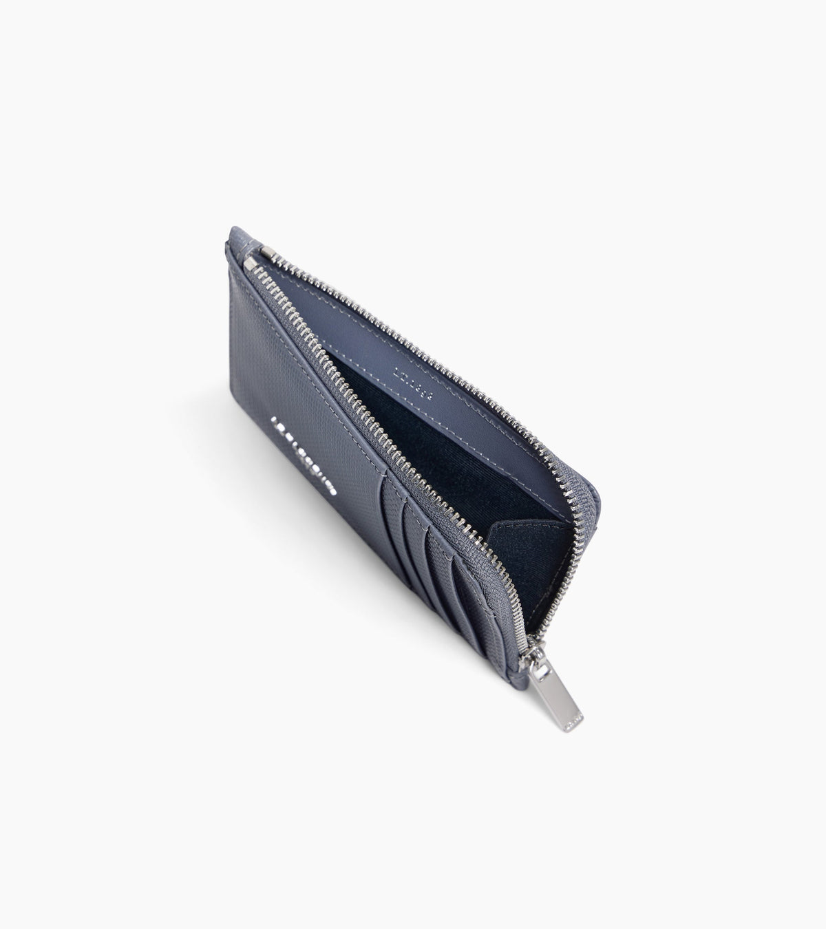 Porte cartes large zippé Lucien en cuir signature T
