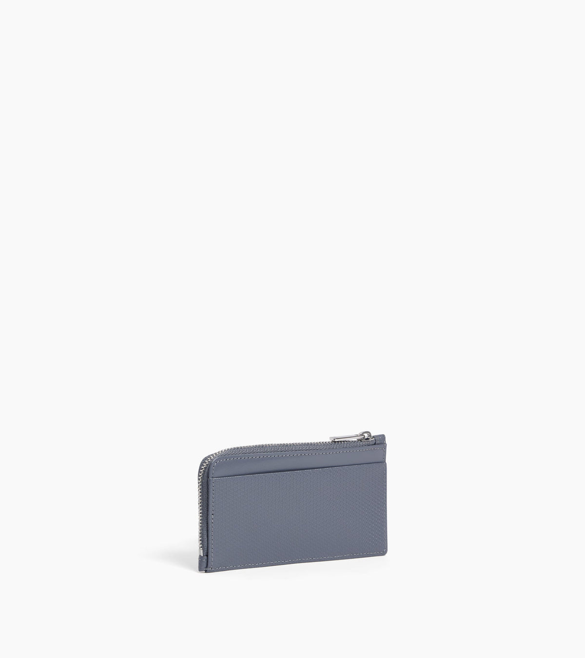 Porte cartes large zippé Lucien en cuir signature T