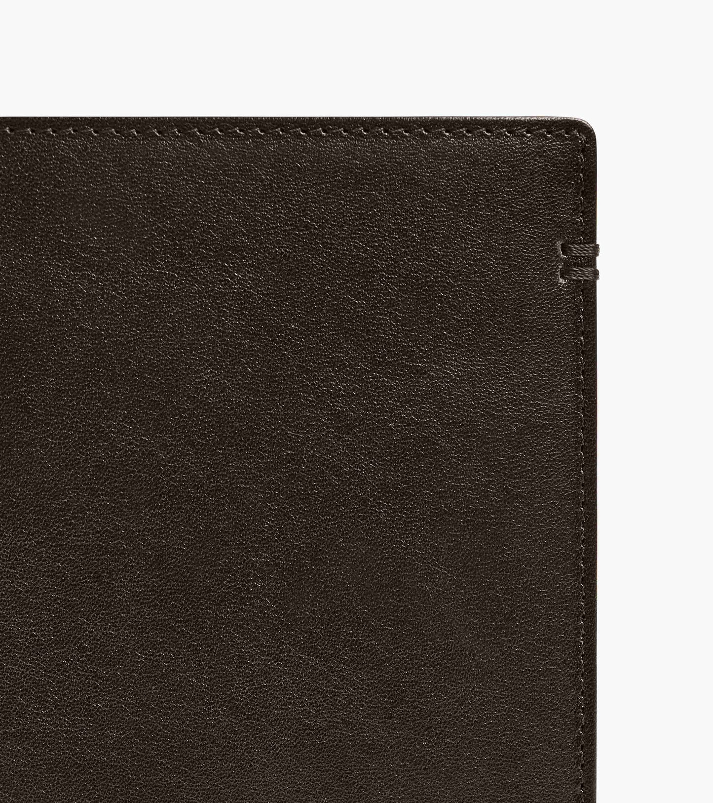 Portefeuille vertical moyen modèle zippé 2 volets Lucien en cuir huilé