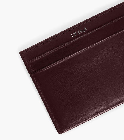 Porte cartes Lucien en cuir huilé