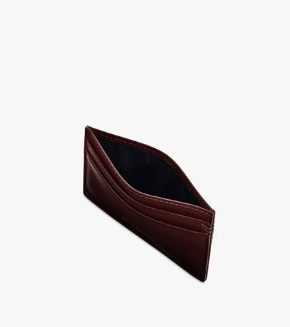 Porte cartes Lucien en cuir huilé