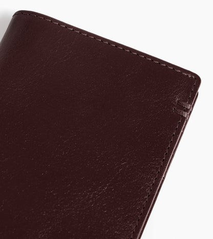 Petit porte cartes Lucien en cuir huilé