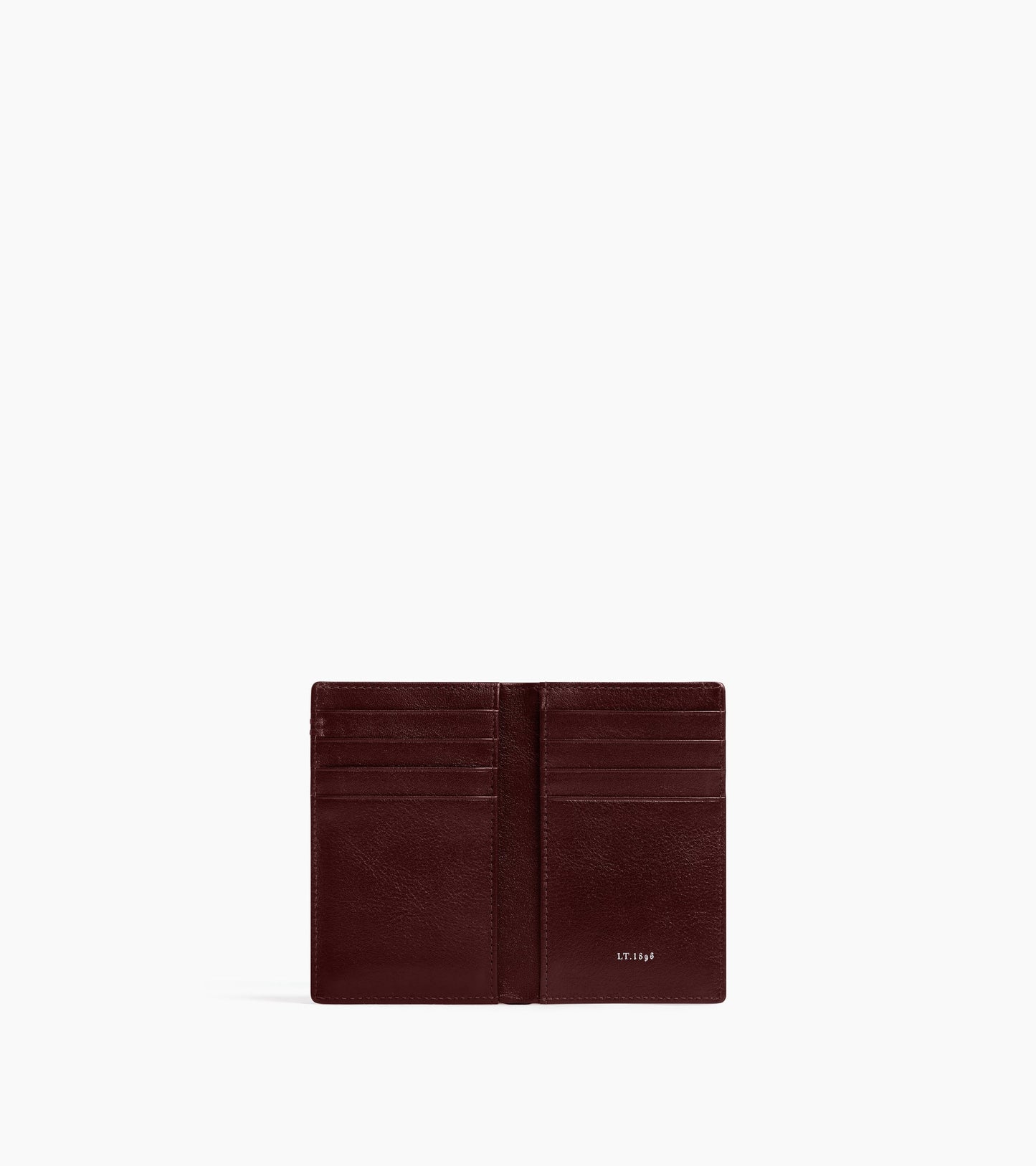 Petit porte cartes Lucien en cuir huilé