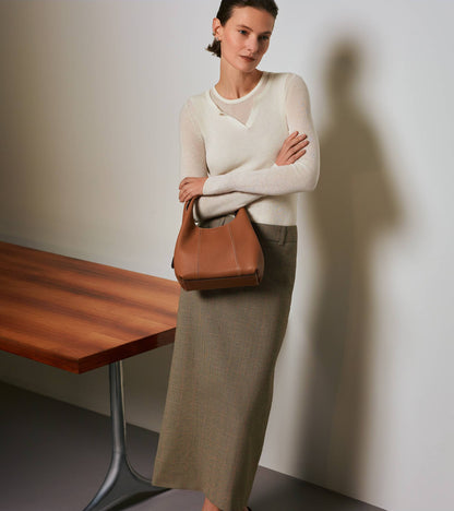 Petit sac à main Juliette en cuir grainé