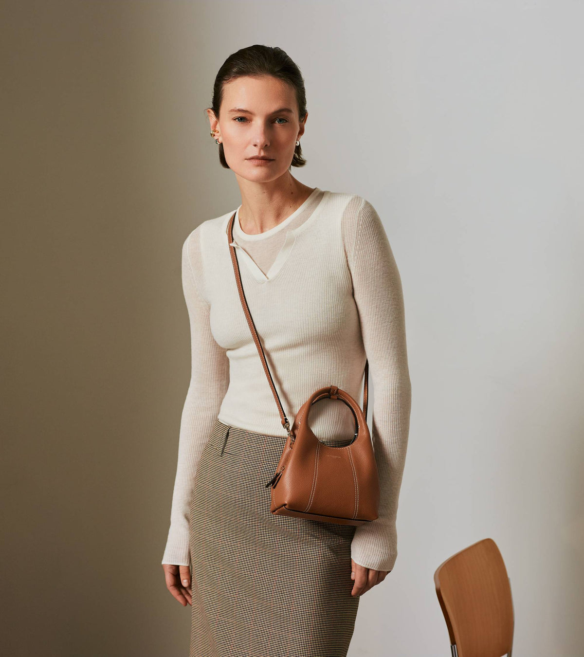 Mini sac à main Juliette en cuir grainé