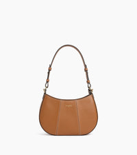 Petit sac demi-lune Juliette en cuir grainé