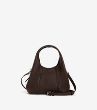 Petit sac à main Juliette en cuir lisse et surpiqûres