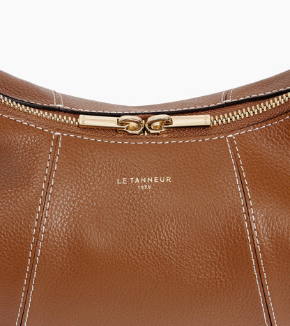 Petit sac hobo Juliette en cuir grainé