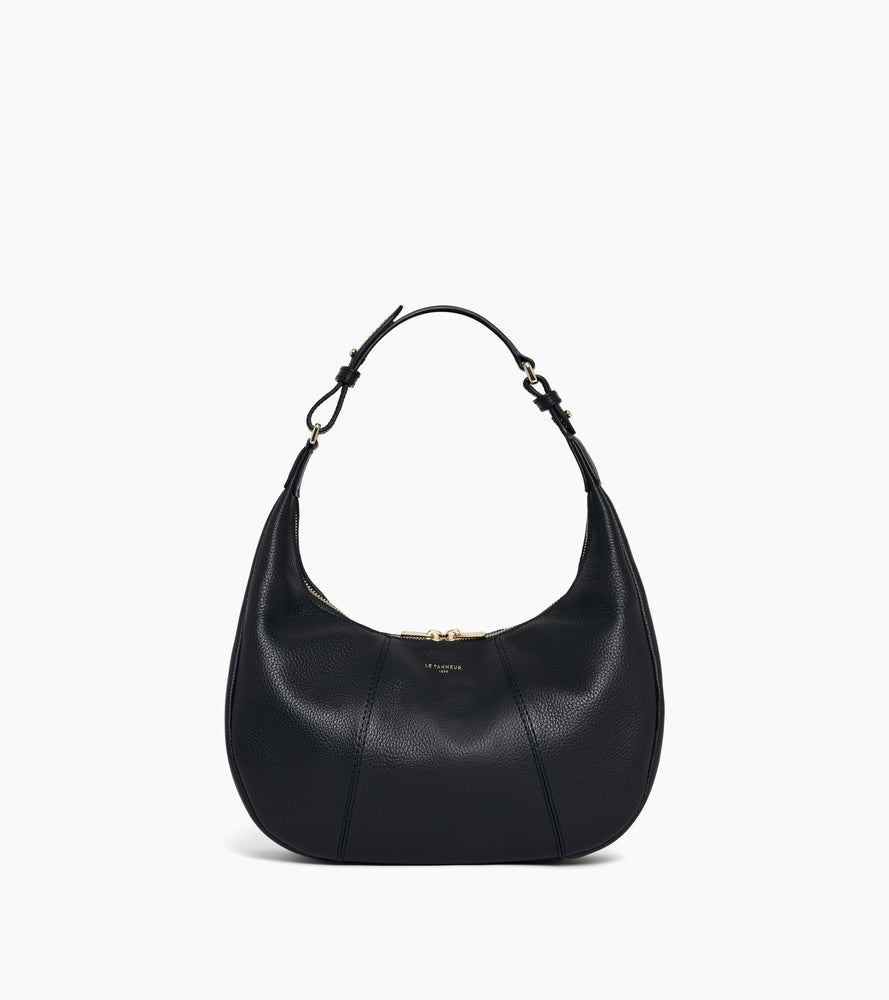 Petit sac hobo Juliette en cuir grainé