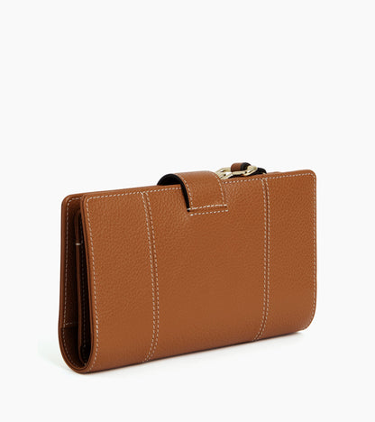 Portefeuille poche monnaie Juliette en cuir grainé