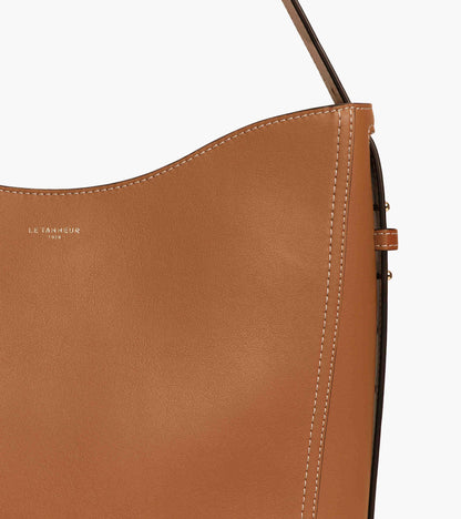 Sac hobo moyen modèle Céleste en cuir lisse