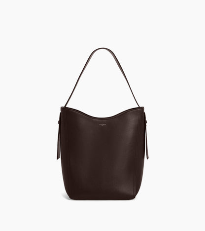 Sac hobo moyen modèle Céleste en cuir lisse