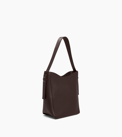 Sac hobo moyen modèle Céleste en cuir lisse