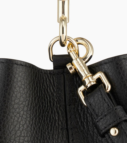 Sac seau Louise en cuir grainé