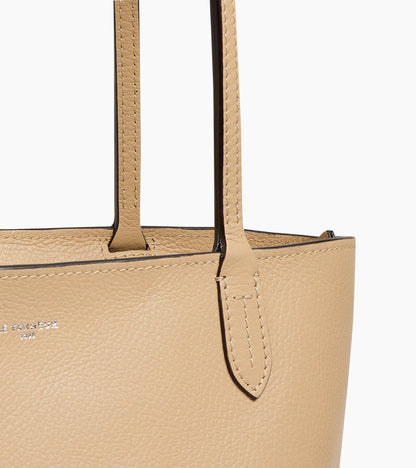 Petit sac cabas Louise en cuir grainé