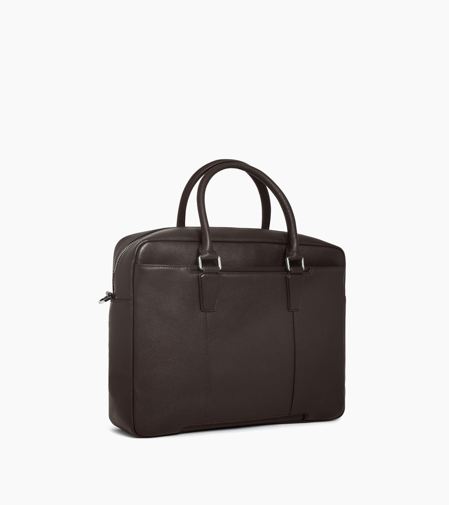 Porte documents 15" Marceau en cuir grainé moyen modèle