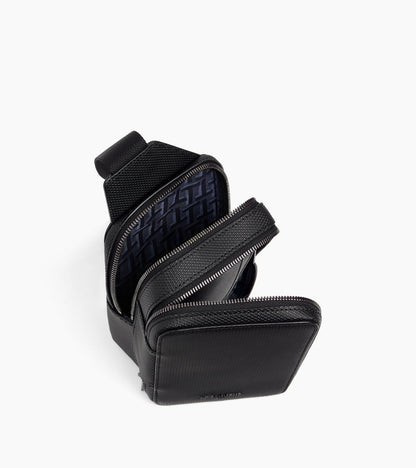 Sacoche sling Emile en cuir signature T