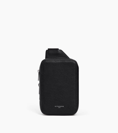 Sacoche sling Emile en cuir grainé