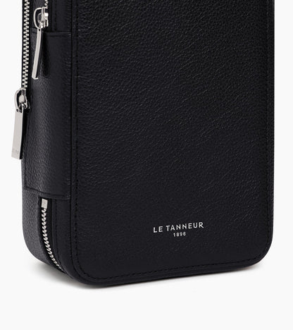 Sacoche sling Emile en cuir grainé