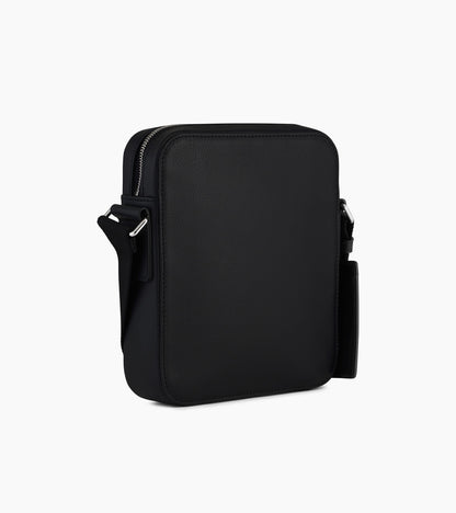 Petite sacoche zippée Emile en cuir grainé