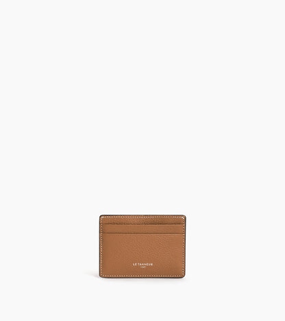 Porte cartes Emile en cuir grainé