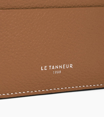 Porte cartes Emile en cuir grainé