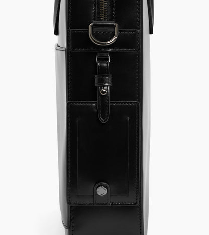 Porte documents 14" Emile en cuir lisse business effet box