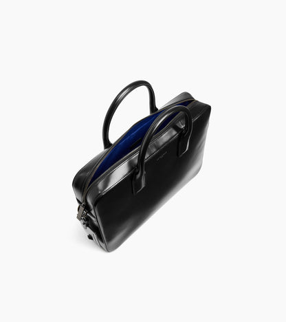 Porte documents 14" Emile en cuir lisse business effet box
