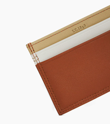 Porte cartes Martin en cuir lisse