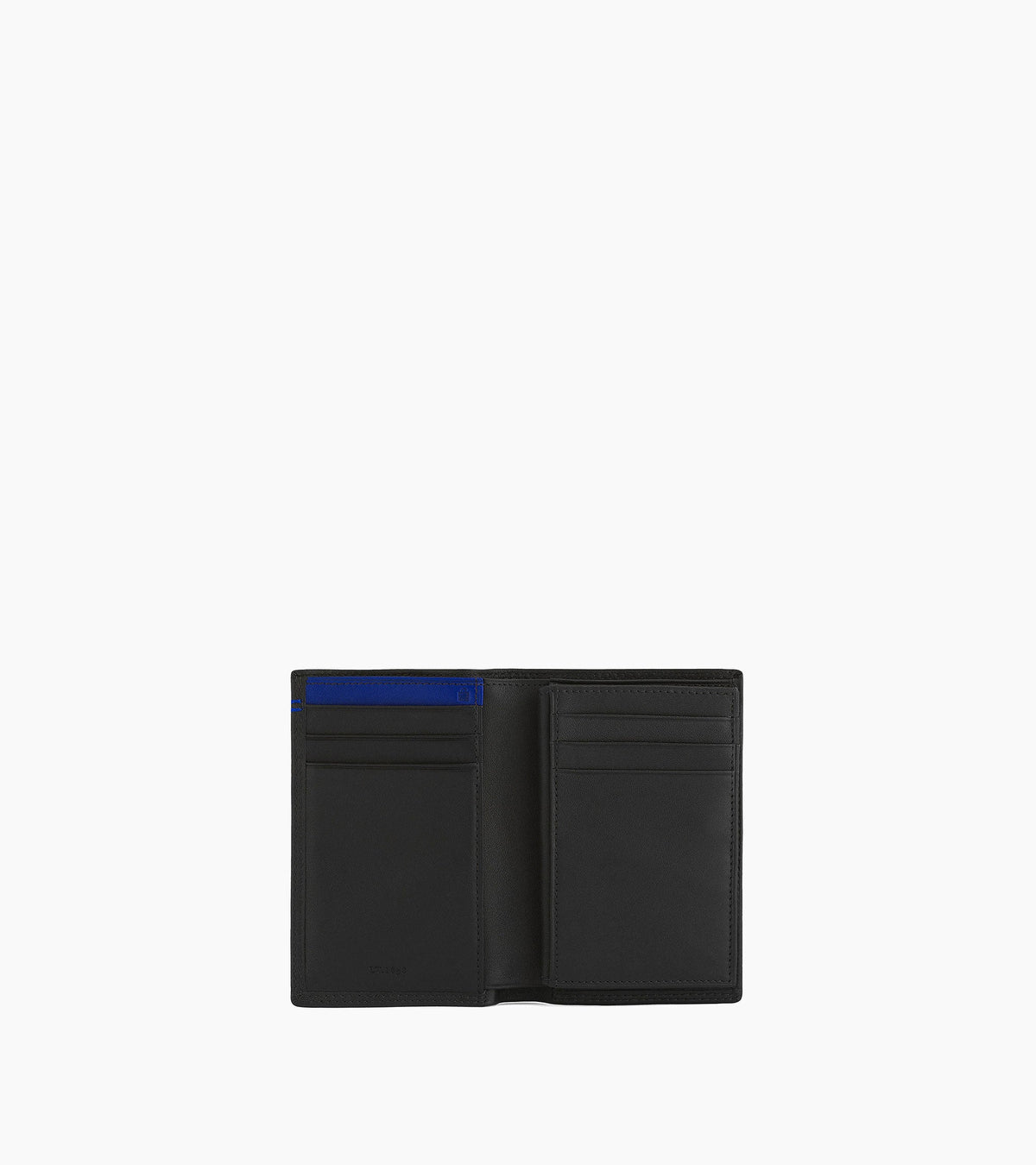 Porte cartes moyen modele avec poche billets Martin en cuir lisse