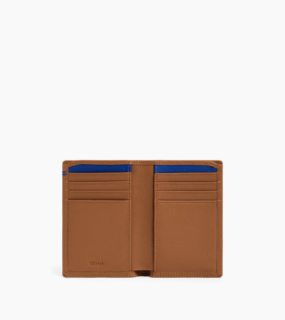 Porte cartes vertical Martin en cuir lisse
