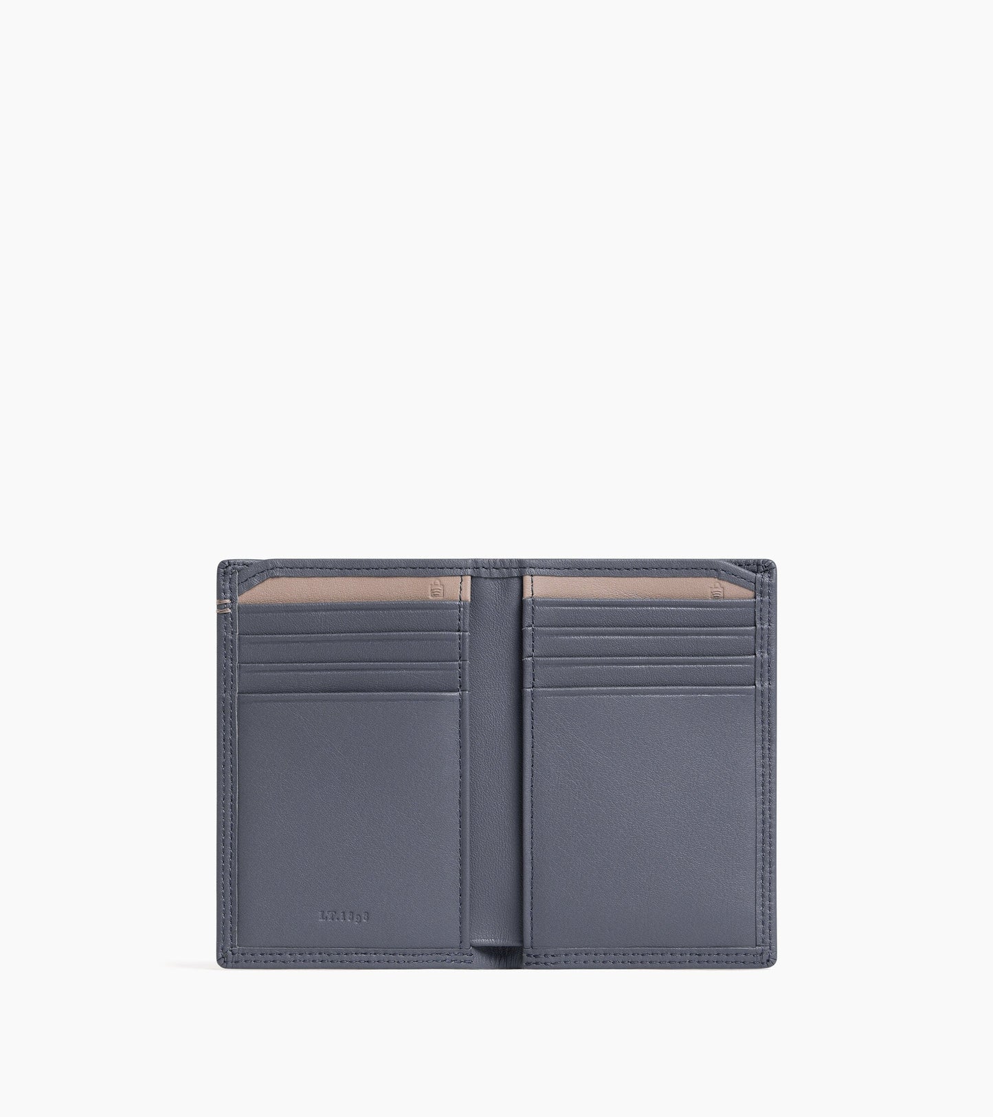 Porte cartes vertical Martin en cuir lisse