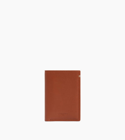 Porte cartes vertical Martin en cuir lisse