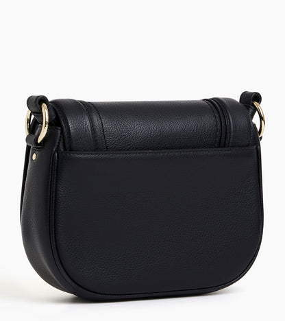 Sac bandoulière moyen modèle Ella en cuir grainé