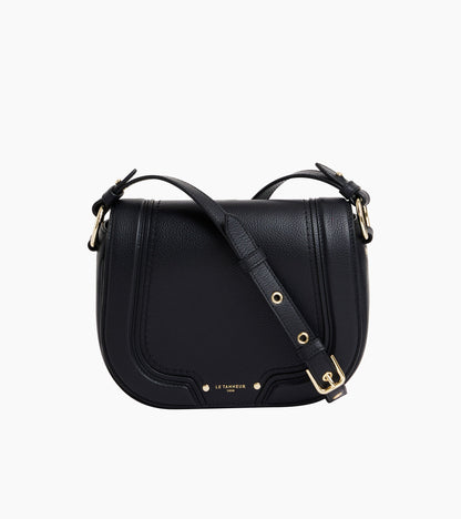 Sac bandoulière moyen modèle Ella en cuir grainé