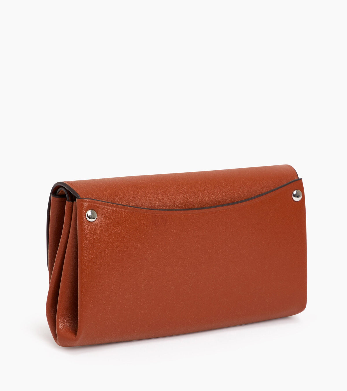 Porte monnaie Sans couture en cuir lisse