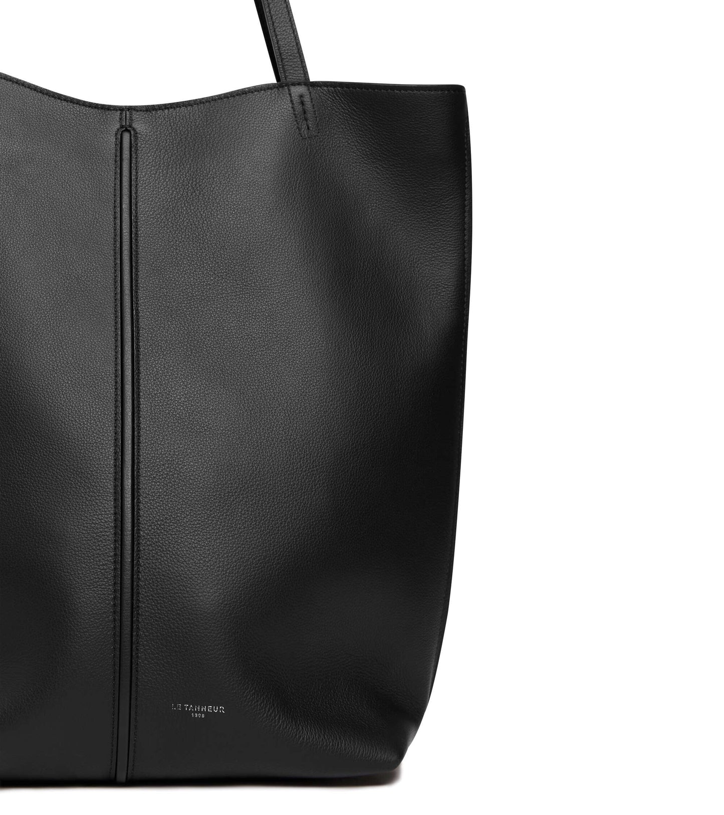 Sac cabas moyen modèle Hortense en cuir grainé double face
