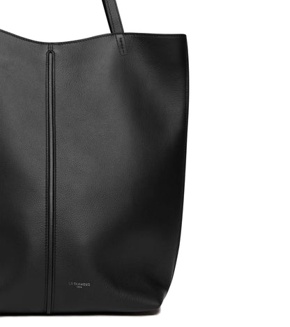 Sac cabas moyen modèle Hortense en cuir grainé double face