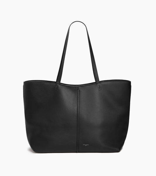 Sac cabas grand modèle Hortense en cuir grainé double face