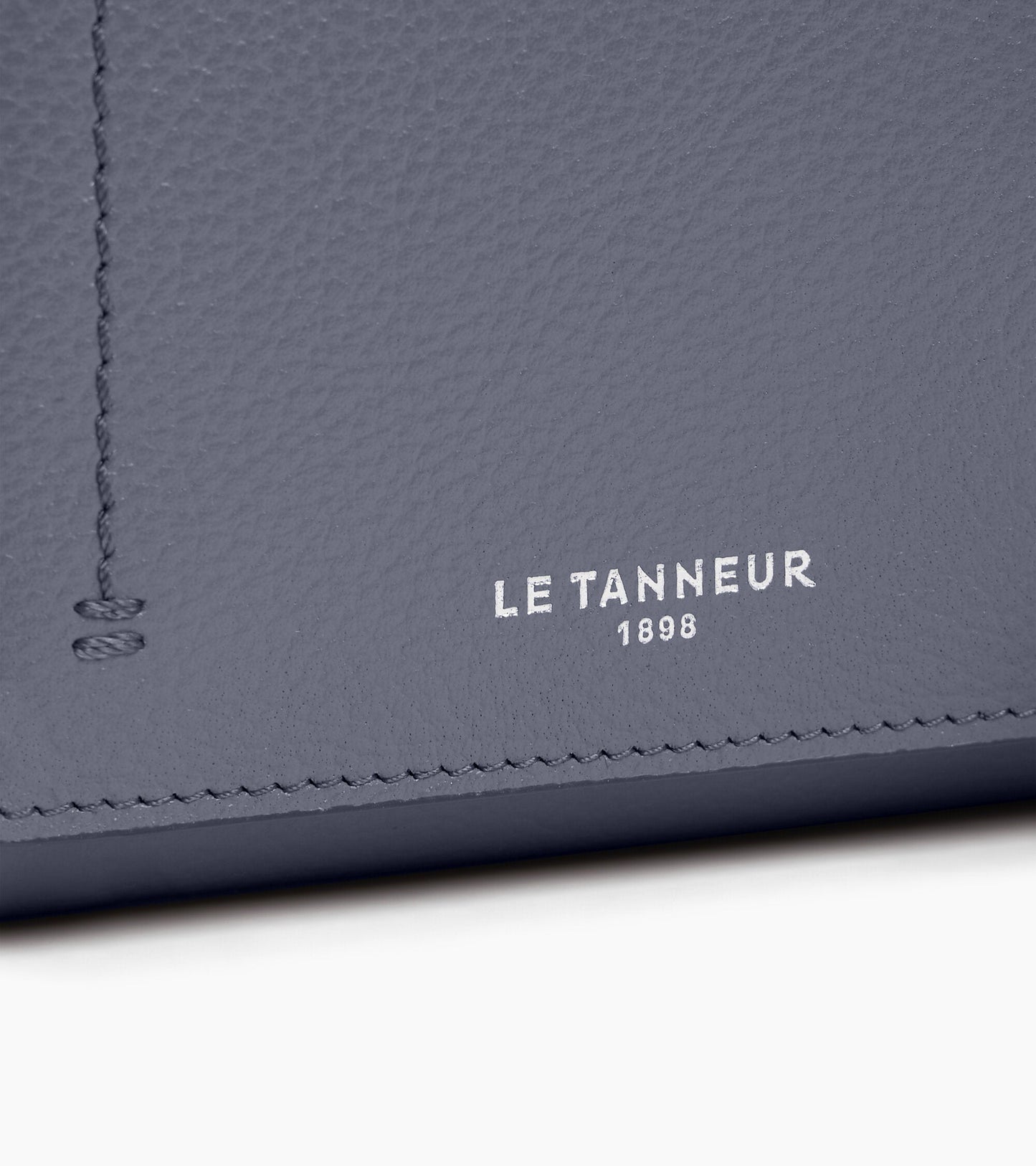 Petit portefeuille à rabat Louison en cuir grainé