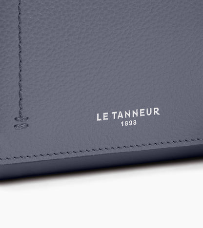 Petit portefeuille à rabat Louison en cuir grainé