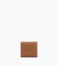 Petit portefeuille à rabat Louison en cuir grainé
