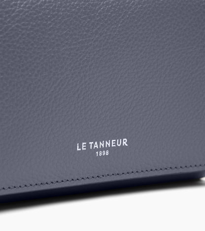 Portefeuille moyen modèle à rabat Louison en cuir grainé