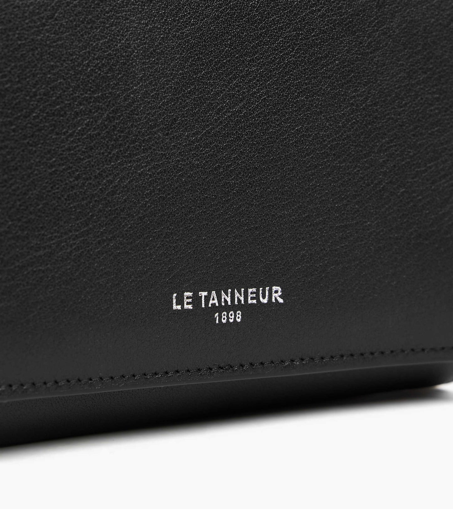 Portefeuille moyen modèle à rabat Louison en cuir lisse